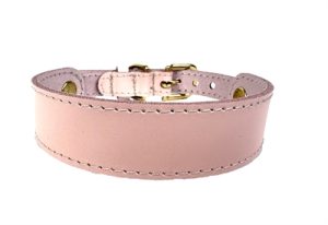 Sazzz Halsband Hond Sweetie Classic Leer Roze - Afbeelding 2