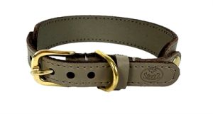 Sazzz Halsband Hond Sweetie Classic Leer Taupe - Afbeelding 3