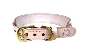 Sazzz Halsband Hond Sweetie Classic Leer Roze - Afbeelding 3