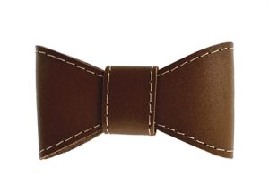 Sazzz Vlinderstrik Glamper Classic Leer Zadel Bruin - Afbeelding 4