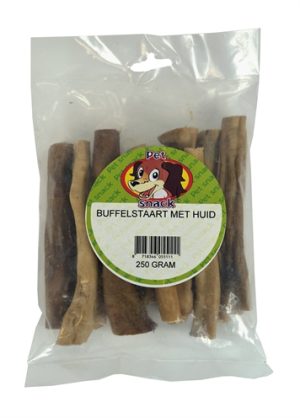 Petsnack Buffelstaart Met Huid - Afbeelding 2