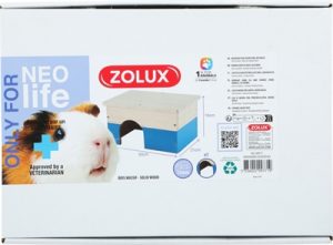 Zolux Neolife Houten Huisje Cavia Blauw - Afbeelding 2