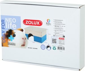 Zolux Neolife Houten Huisje Cavia Blauw - Afbeelding 3