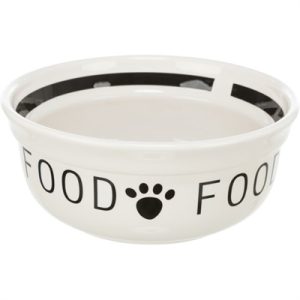 Trixie Voerbak Hond Food Keramiek Wit / Zwart - Afbeelding 3