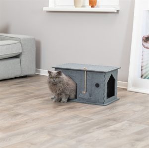 Trixie Kattenmand Huis Lene Vilt Grijs - Afbeelding 10