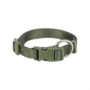 Trixie Halsband Hond Premium Olijfgroen