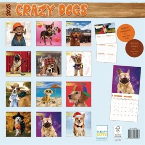 Merkloos Kalender Crazy Dogs 2025 - Afbeelding 3