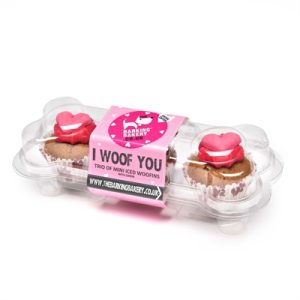 The Barking Bakery I Woof You Valentine Mini Iced Woofins Trio Assorti - Afbeelding 3