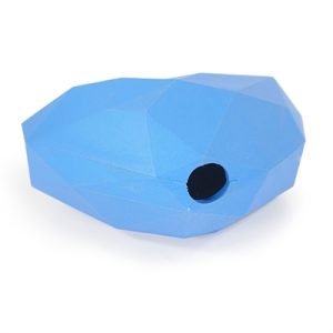 Battersea Voerbal Hart Rubber Blauw - Afbeelding 2