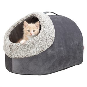 Trixie Kattenmand Iglo Calida Warmtereflecterend Grijs-Wit / Zwart - Afbeelding 5