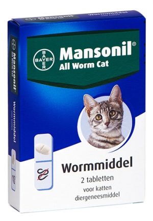 Mansonil Kat All Worm Tabletten - Afbeelding 2